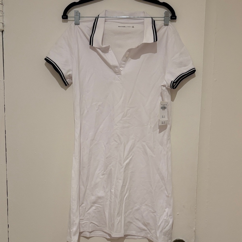 Abercrombie & Fitch White Polo Mini Dress
